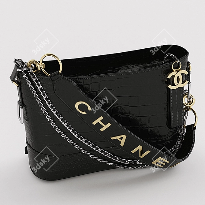 CHANEL GABRIELLE Small Hobo Bag 3D model image 2