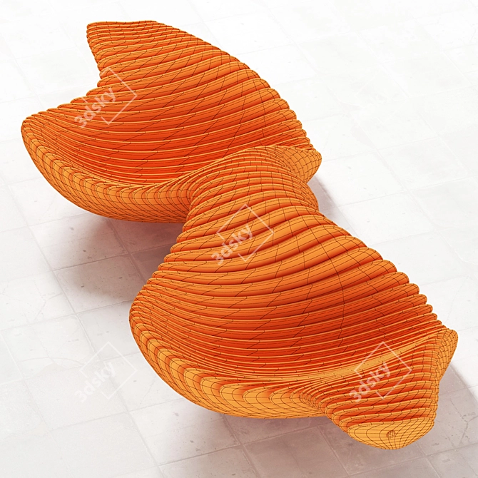 Parametric Bench: Versatile Design for Any Space 3D model image 3