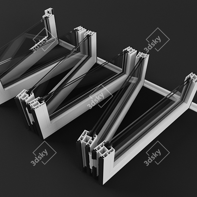 Versatile Folding Door: 3D Max 2012-2016, OBJ, FBX 3D model image 3