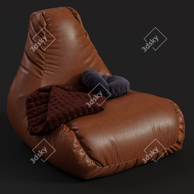 Modern Gond Bed Sofa 3D model image 2