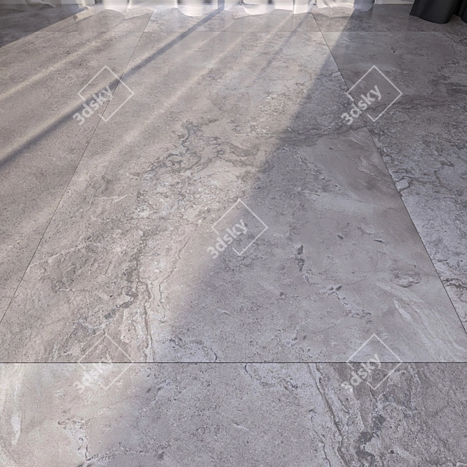 Luxury Marble Floor Tiles 3D model image 1