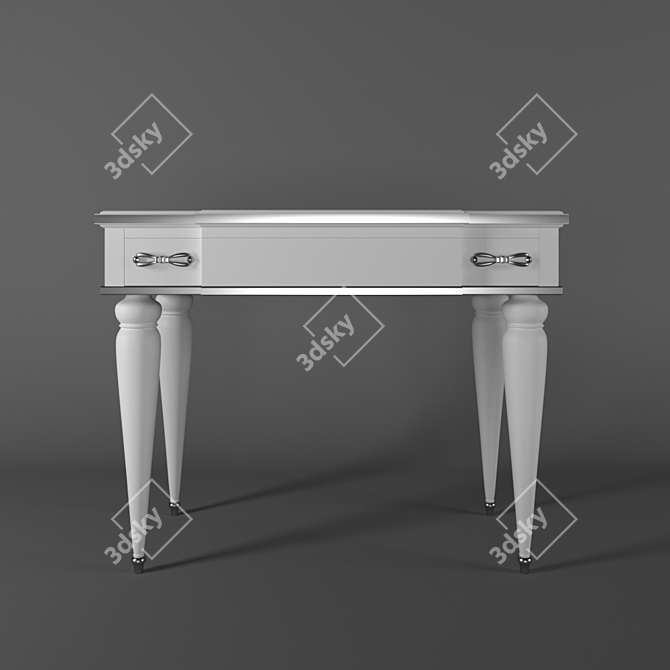 Elegant Estelle Dressing Table 3D model image 1