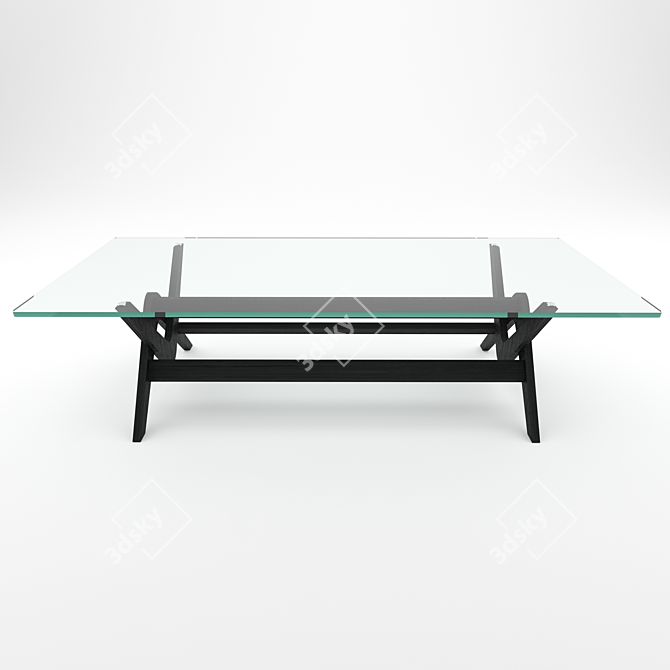 Modern Cassina Capitol Complex Table 3D model image 1