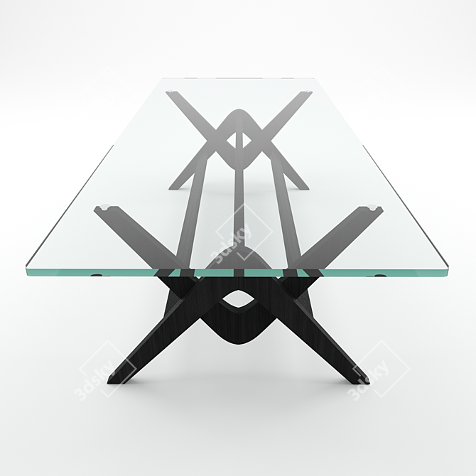 Modern Cassina Capitol Complex Table 3D model image 2