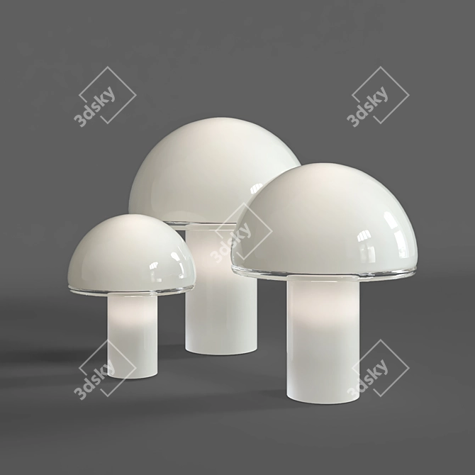 Sleek ONFALE Lamp: Elegant Design & Soft Illumination 3D model image 1