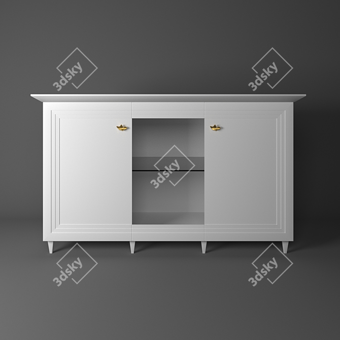 Elegant "Augusta" Chest 3D model image 1