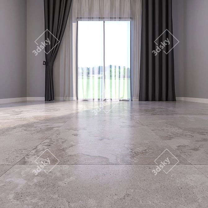 HD Marble Floor Textures 3D model image 2