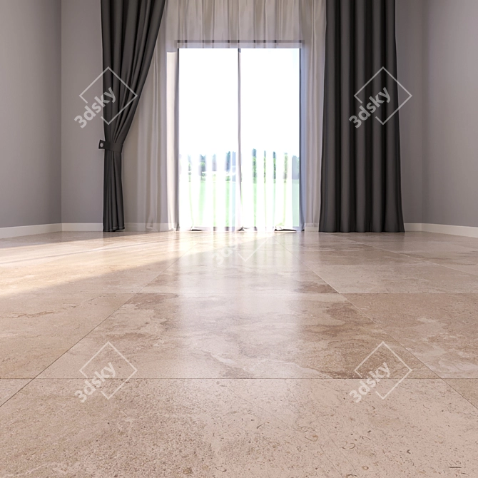 HD Marble Floor Textures 3D model image 2