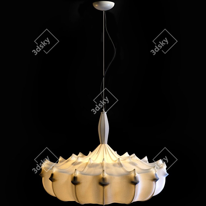 Zeppelin S1: Marcel Wanders Inspired Ceiling Light 3D model image 2