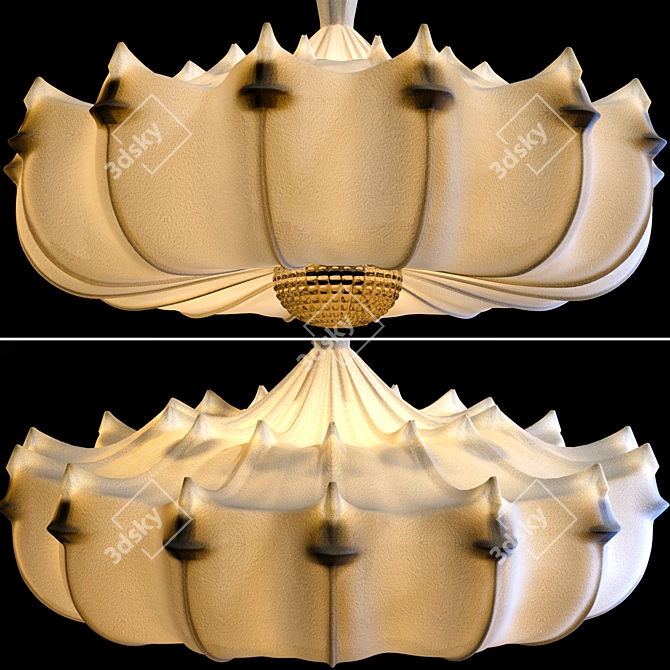 Zeppelin S1: Marcel Wanders Inspired Ceiling Light 3D model image 3
