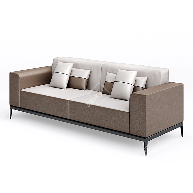 Ultimate Comfort Sofa 3D model image 1