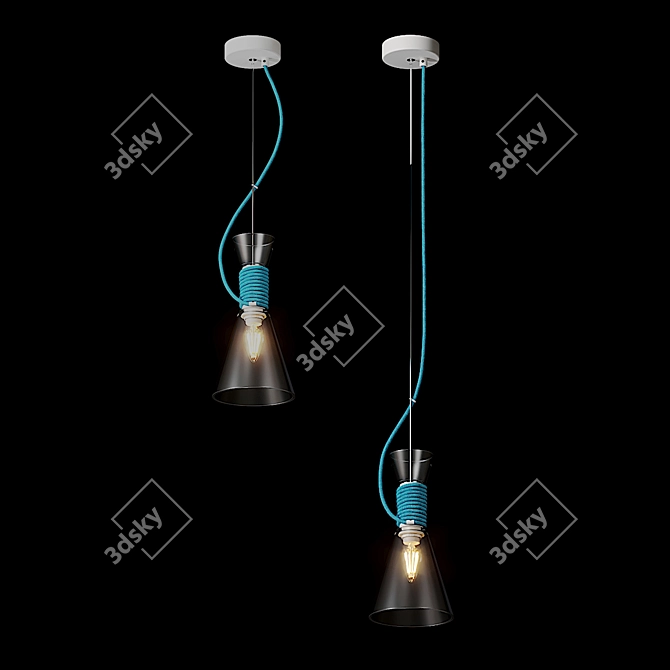 California Pendant Light 3D model image 3