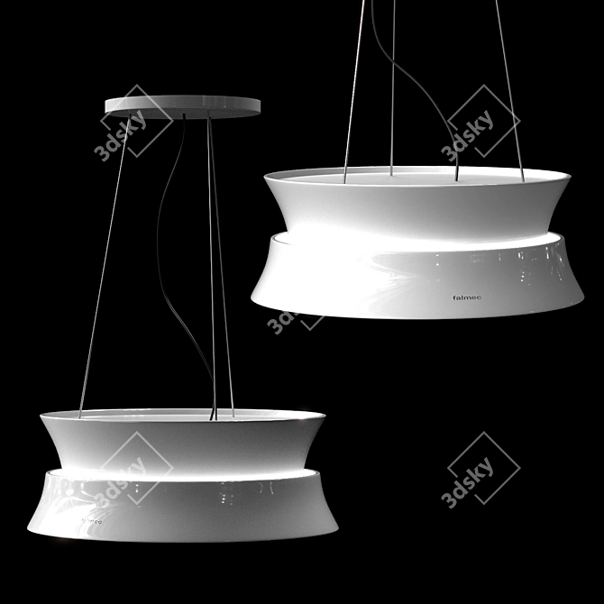 Sleek and Powerful: Falmec Dama Hood 3D model image 1