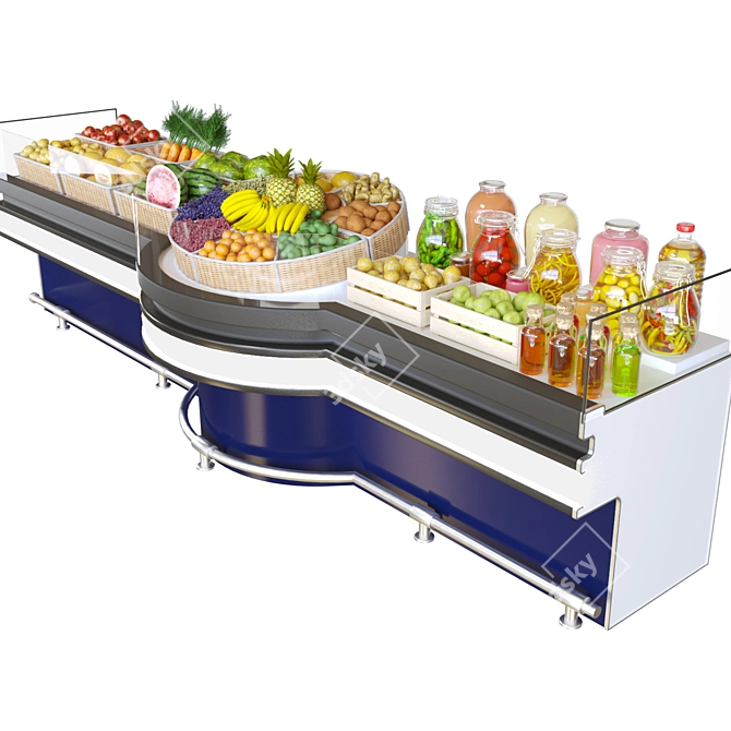 Missuri Cold Diamond - Fruit and Vegetable Store Display 3D model image 2