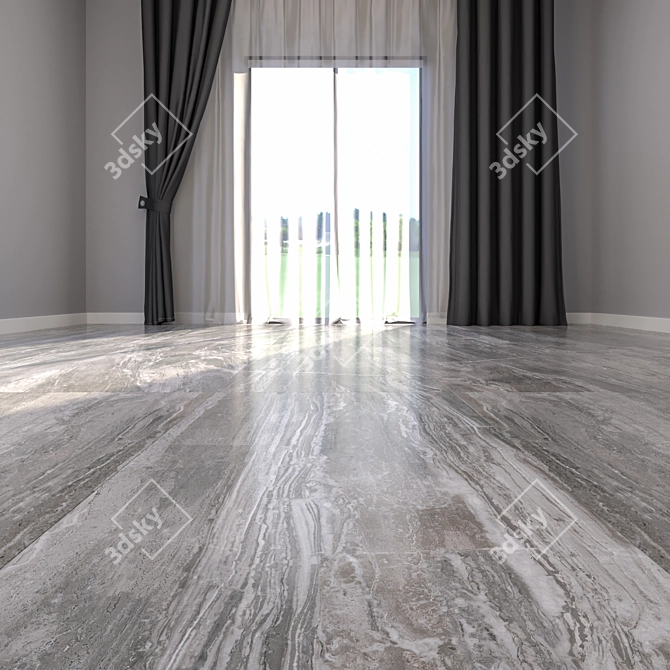 HD Marble Floor Tiles: High-quality Textures & Stunning Design 3D model image 2