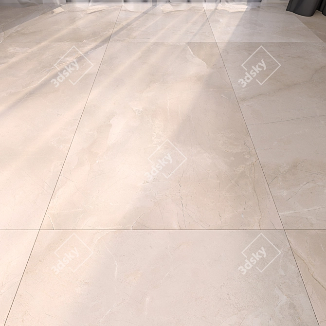 Luxury Marble Floor Tiles 3D model image 3