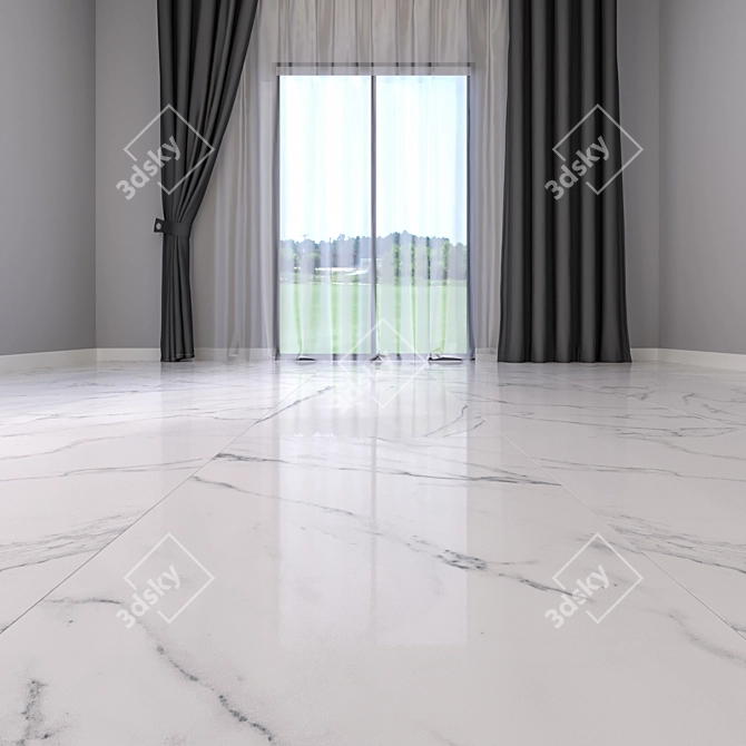 Luxurious Marble Floor: HD Textures 3D model image 2