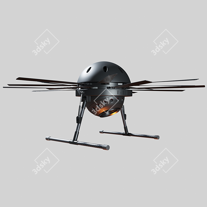 Sky Guardian Drone Hunter 3D model image 1