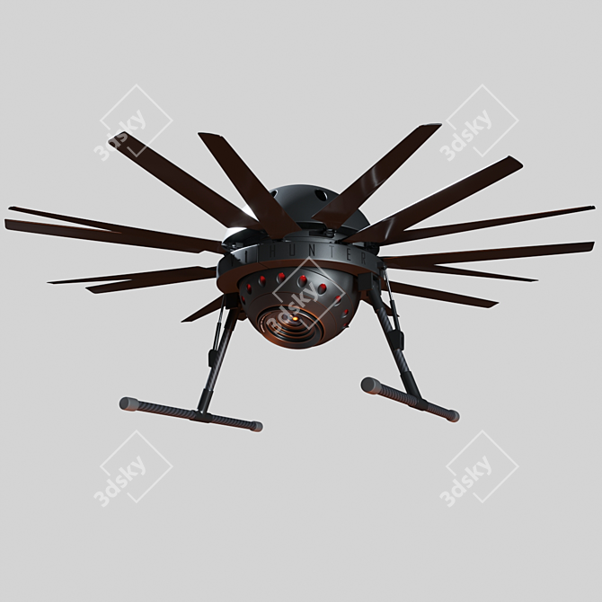 Sky Guardian Drone Hunter 3D model image 2