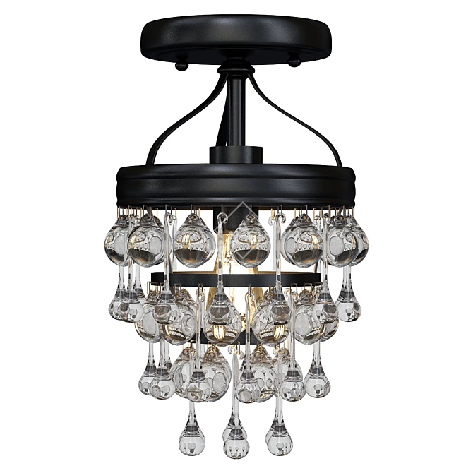 Calypso 2013: Mini Chandelier with Elegant Design 3D model image 1