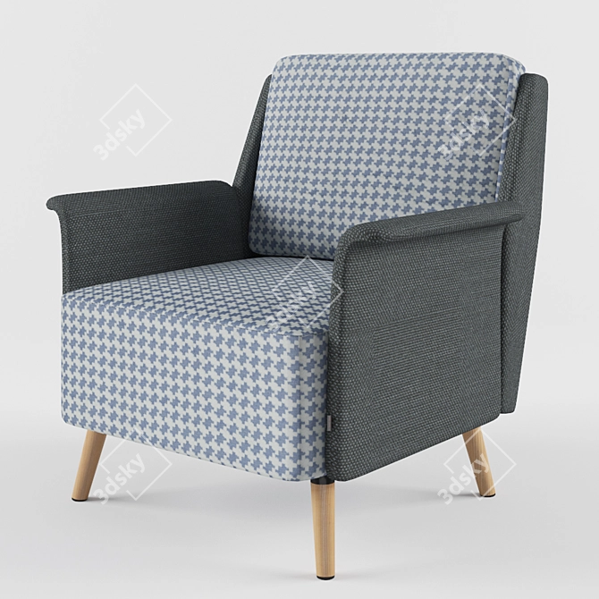 Cozy-Eco Single Seater Sofa 3D model image 1