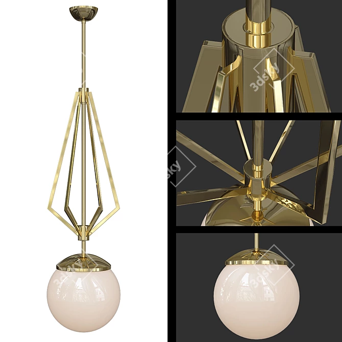 Elegant Illumination: Chandelier Gigolo 3D model image 1