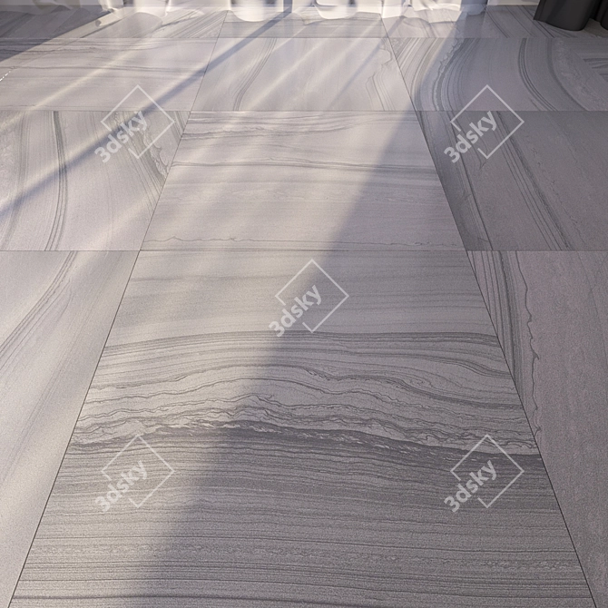 Title: HD Marble Floor Tiles 3D model image 1