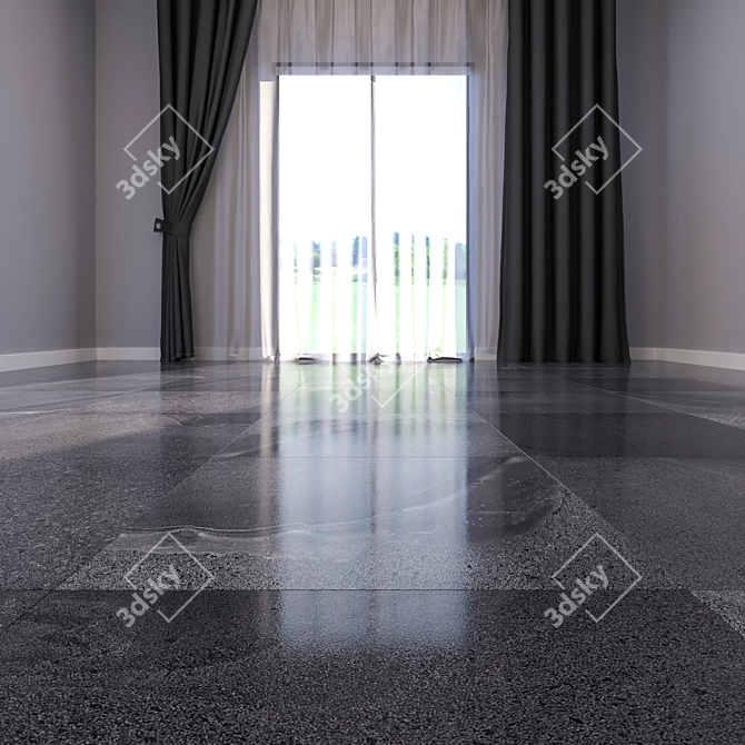 HD Marble Floor 356: High-Resolution Textures for 3D Design 3D model image 2