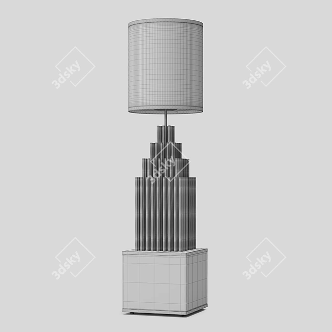 Elegant Paramount Floor Lamp 3D model image 2