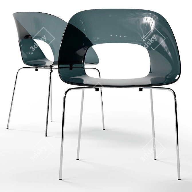 Sleek Modern Chair: Contemporary Style 3D model image 2