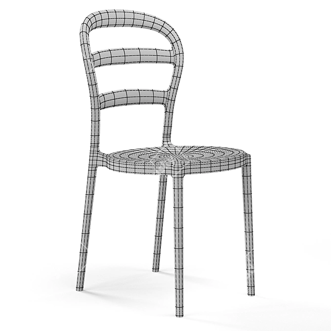 Modern SEDIA Chair: Stylish Comfort 3D model image 3