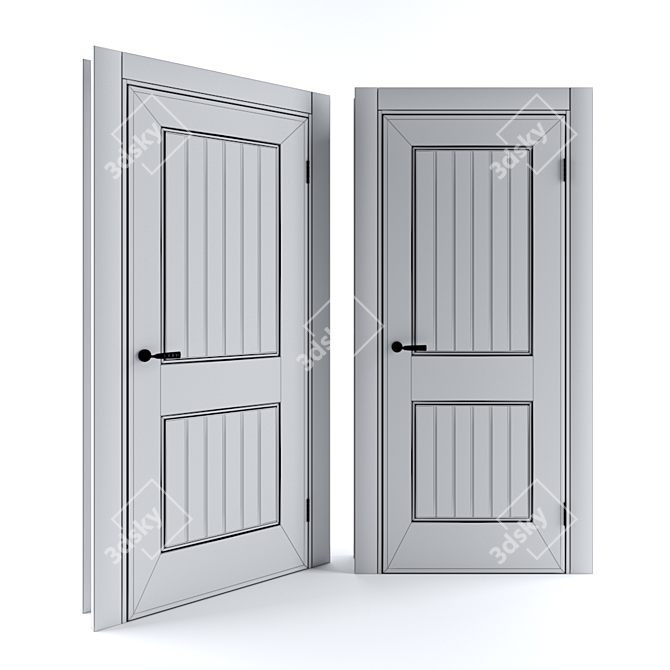 "Allora" Interroom Door by RuLes - Stylish and Elegant 3D model image 2