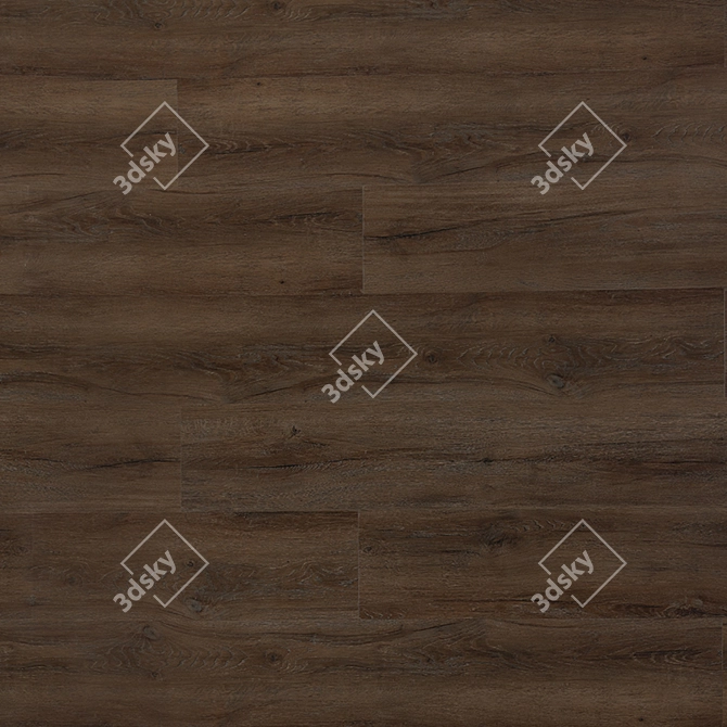 Ceramo Vinilam Oak Burn 8885-EIR: Durable, Authentic-Looking Vinyl Flooring 3D model image 2