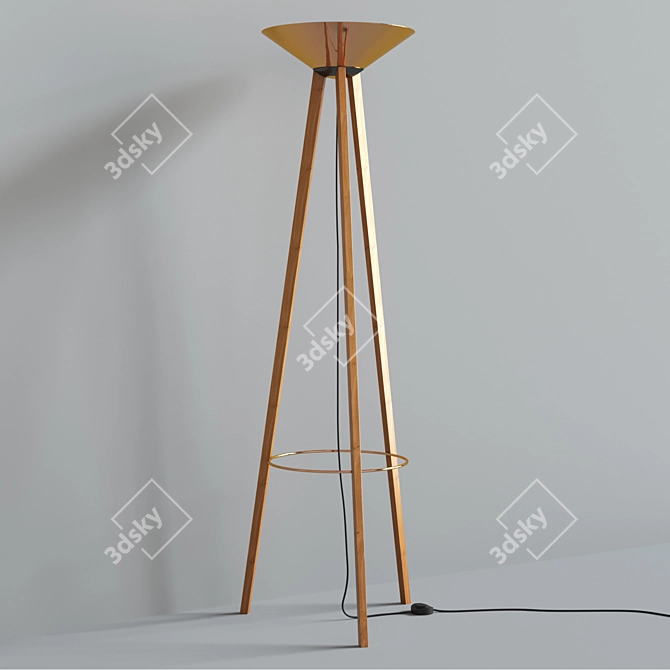 Modern Floor Light Fixture 3D model image 6