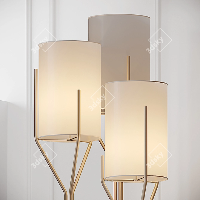 Arborescence CVL Floor Lamps: Stunning Illumination Solution 3D model image 2