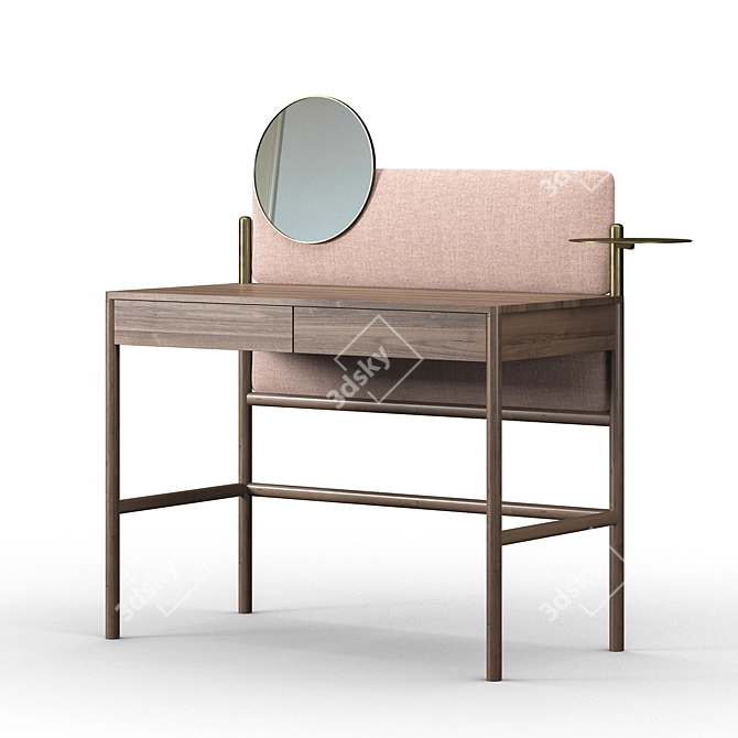 Bolzan Flag Makeup Table 3D model image 1