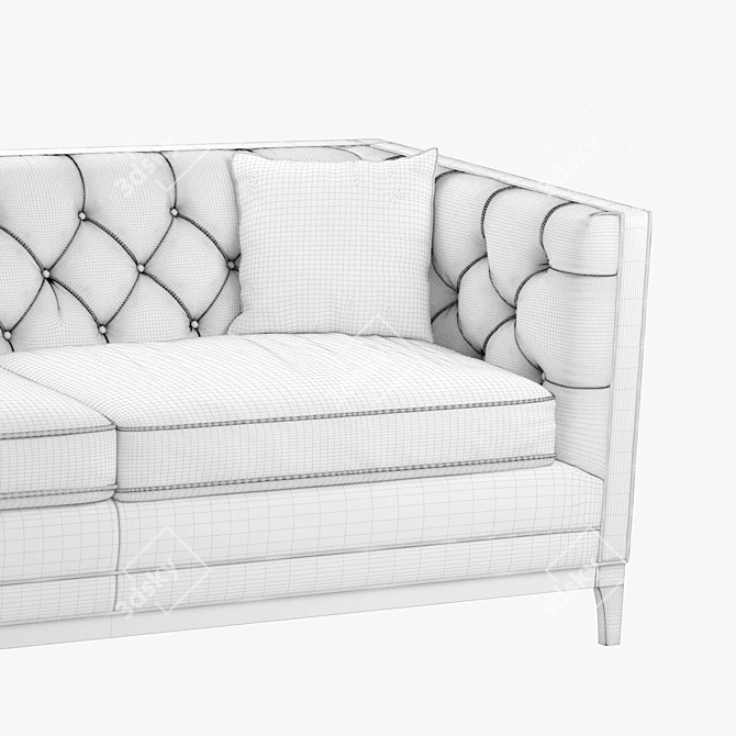 Title: Elegant Anderson Ethan Allen Sofa 3D model image 3