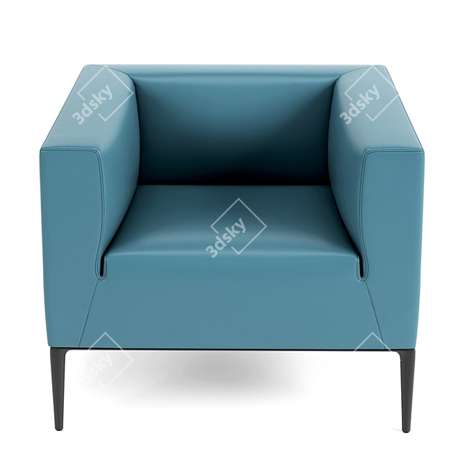 De Sede Armchair: Sleek & Stylish Seating 3D model image 2