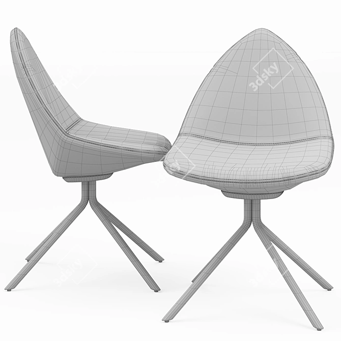  Elegant Ottawa Chair  3D model image 3