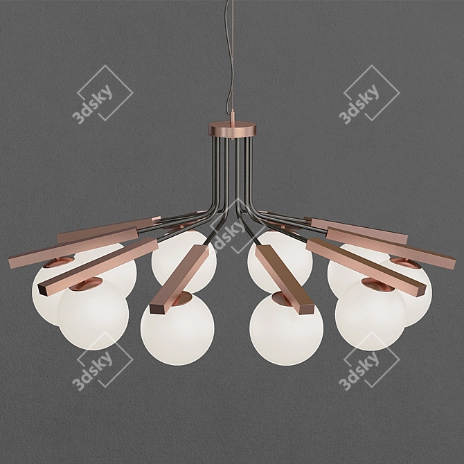 Modern GLOBE Pendant Light 3D model image 1