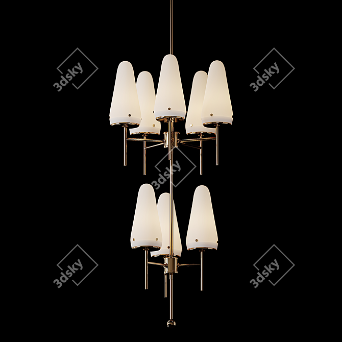 Modish Jakobsson Ceiling Lamp 3D model image 1