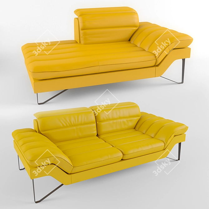 Elegant Italian Sofa: Egoitaliano Audrey 3D model image 1