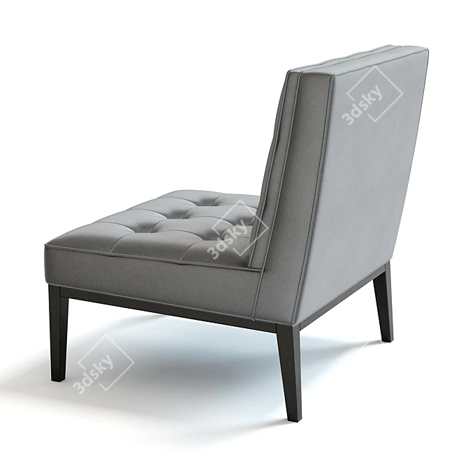 Monaco Armchair: High-Detailed 3D Model 3D model image 3