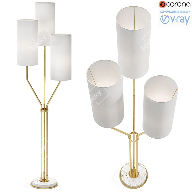 Modern Floor Lamp | Any Home ST003 3D model image 1