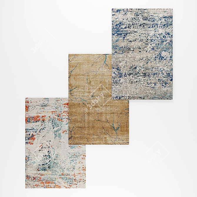 Affordable Rugs Collection:
Discounted Décor Delight 3D model image 3