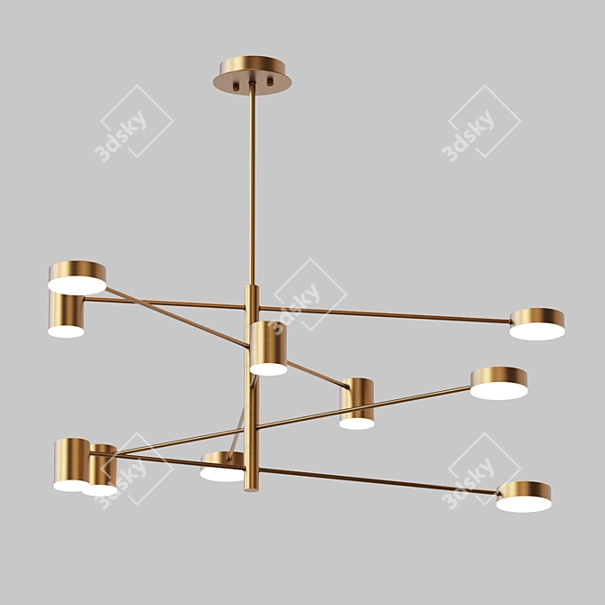 Modern LED Pendant Lamp | Lampatron SUNSHINE 10 3D model image 2