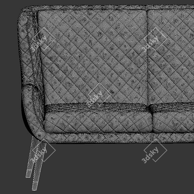 Cozy Comfort Sofa 3D model image 3