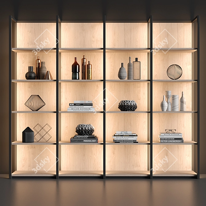 Natevo Conti Shelf 3D model image 3