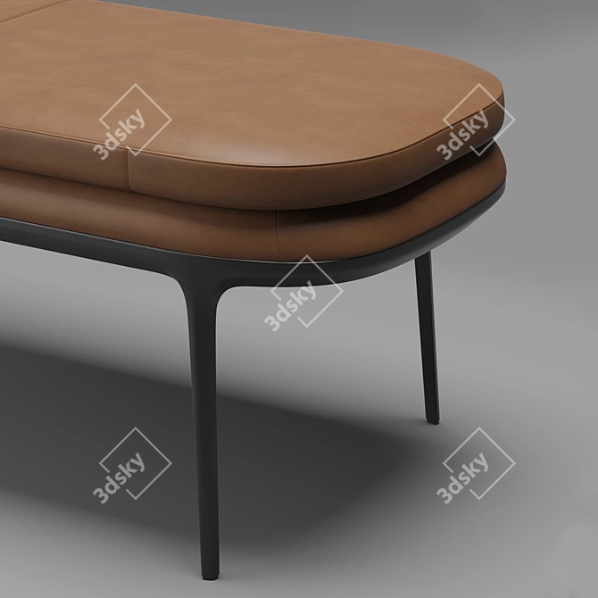 Maxalto Caratos Bench: Divine Elegance in Your Home 3D model image 2