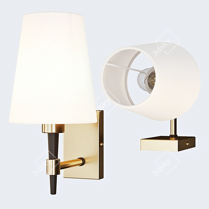 Maytoni Zaragoza Wall Lamp: Classic Elegance 3D model image 1